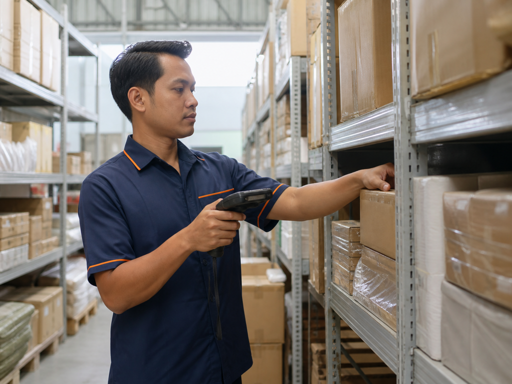 Solusi perangkat untuk gudang dan distribusi